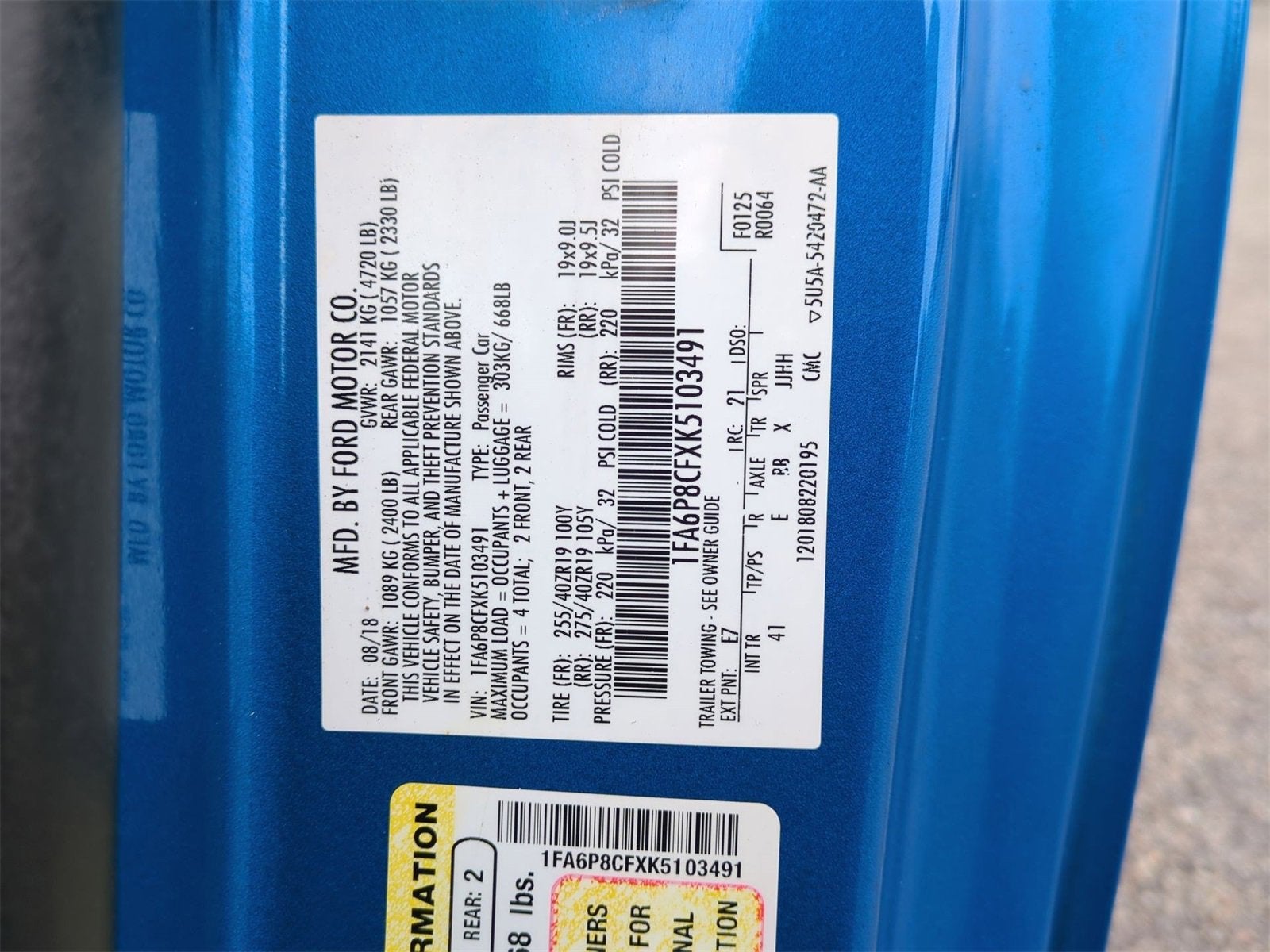 2019 Ford Mustang GT Premium