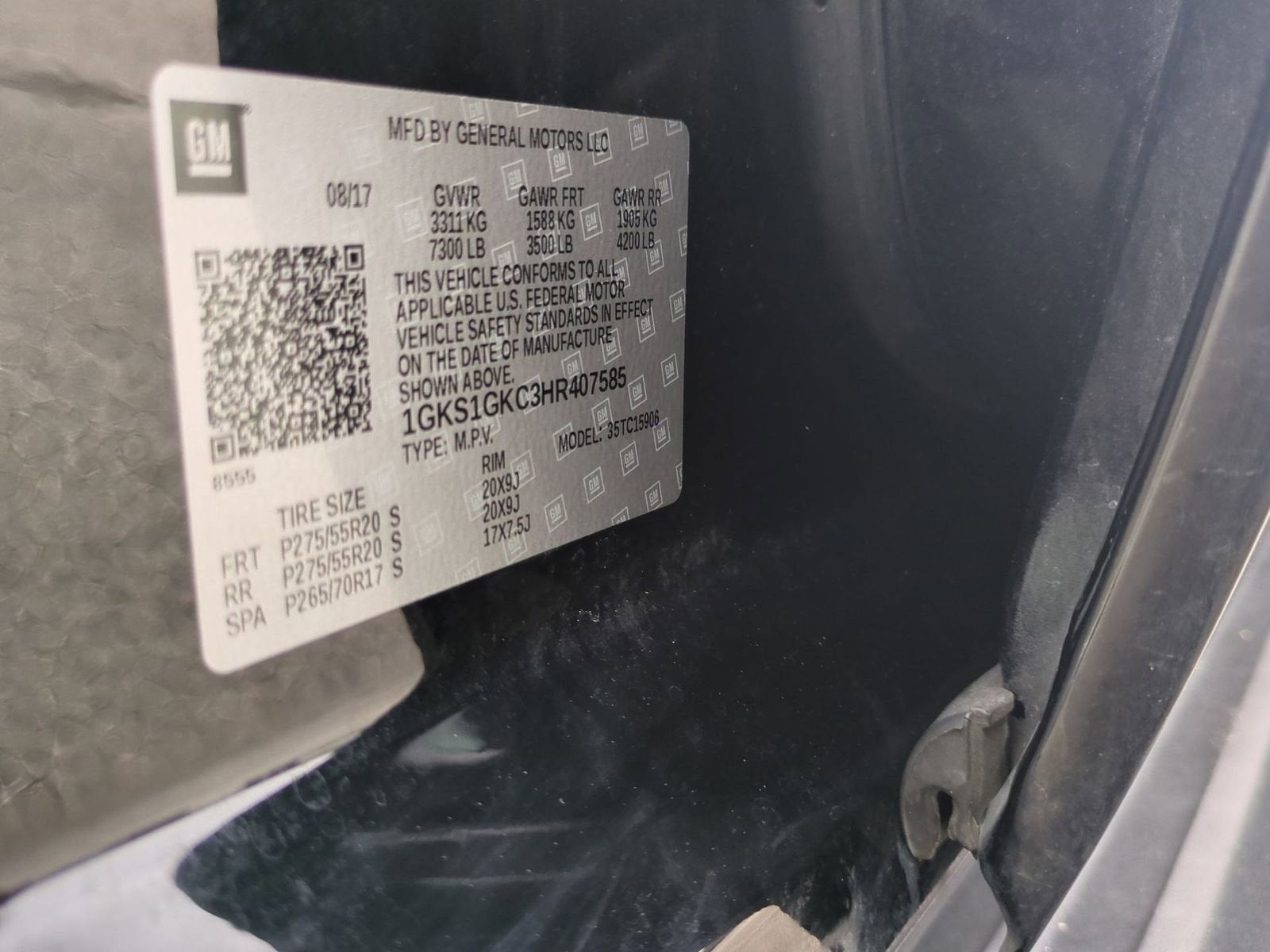 2017 GMC Yukon XL SLT