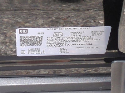 2022 Chevrolet Traverse RS