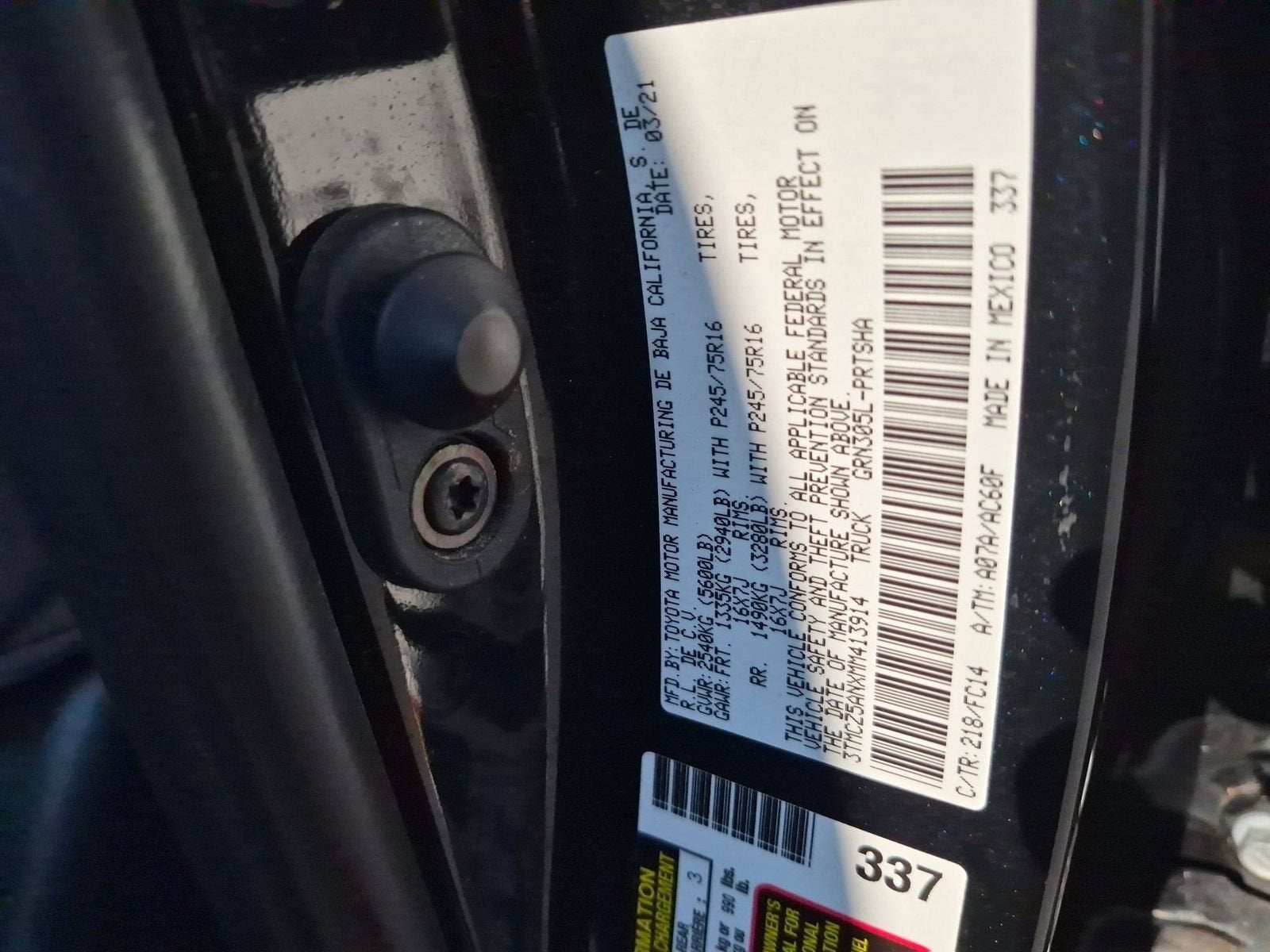 2021 Toyota Tacoma SR5 V6