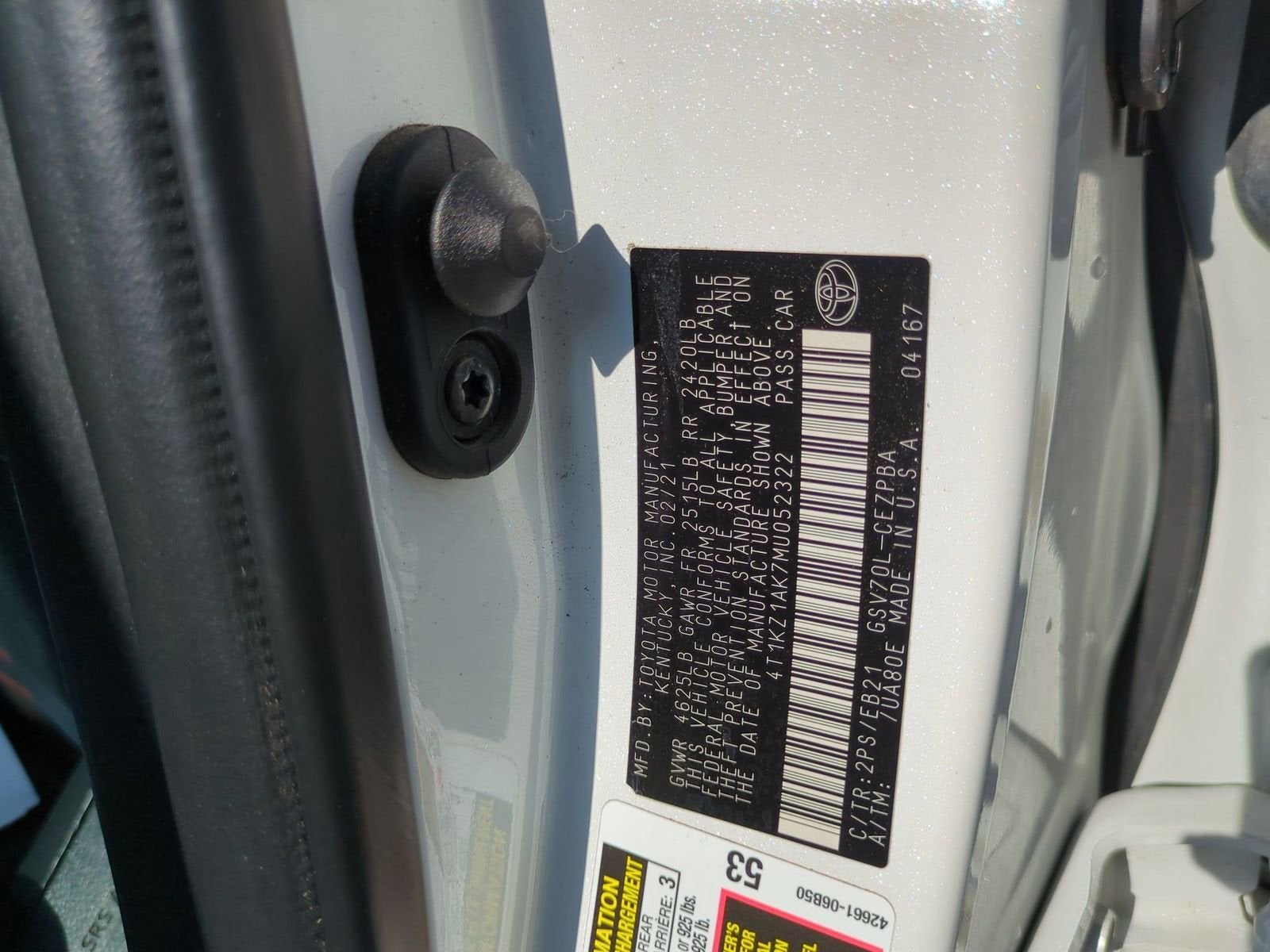 2021 Toyota Camry TRD