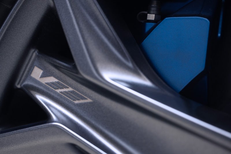 Close-up of the 2026 OPTIQ-V Brembo Performance Front Brakes | King Cadillac in FLORENCE SC