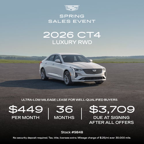 2026 Cadillac CT4 Luxury